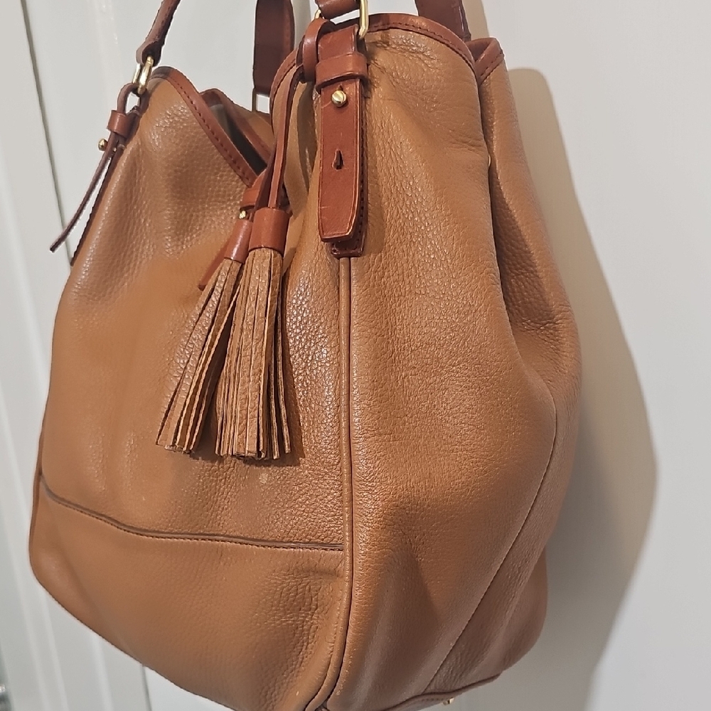 J. Crew Grain Leather Hobo Bag - Picture 5 of 12
